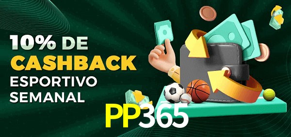 10% de bônus de cashback na PP365