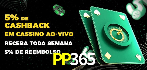Promoções do cassino ao Vivo PP365
